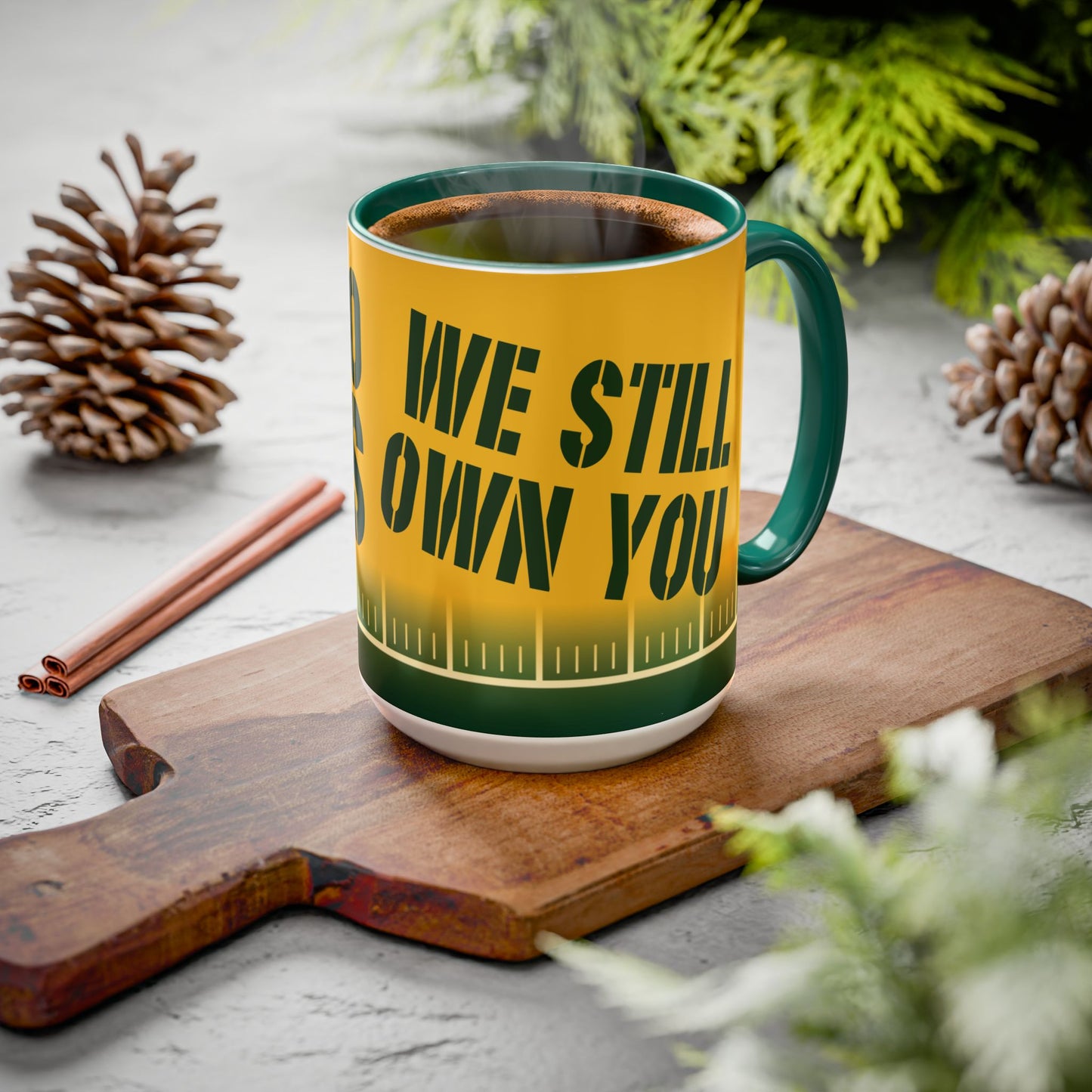 Chicago Sucks & We Still Own You - (for Green Bay fans) - Colorful Mugs, 11oz