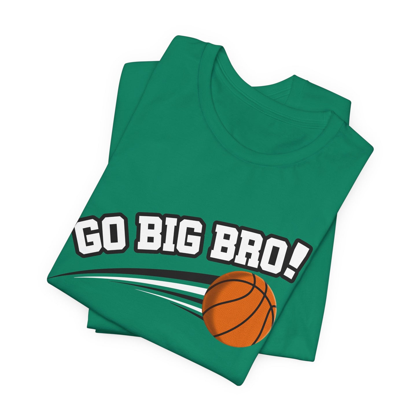 Go Big Bro! (Sibling Revelry Basketball) - Unisex Jersey Short Sleeve Tee