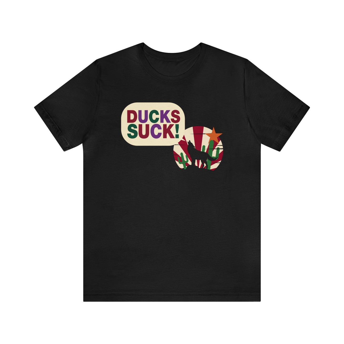 I Hate That Ducks Team (for Phoenix fans) - Unisex Jersey Short Sleeve Tee