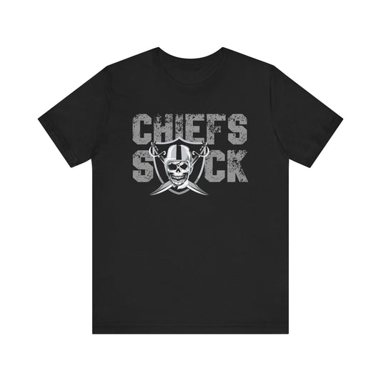 Cheephs Suck (for Las Vegas fans) - Unisex Jersey Short Sleeve Tee