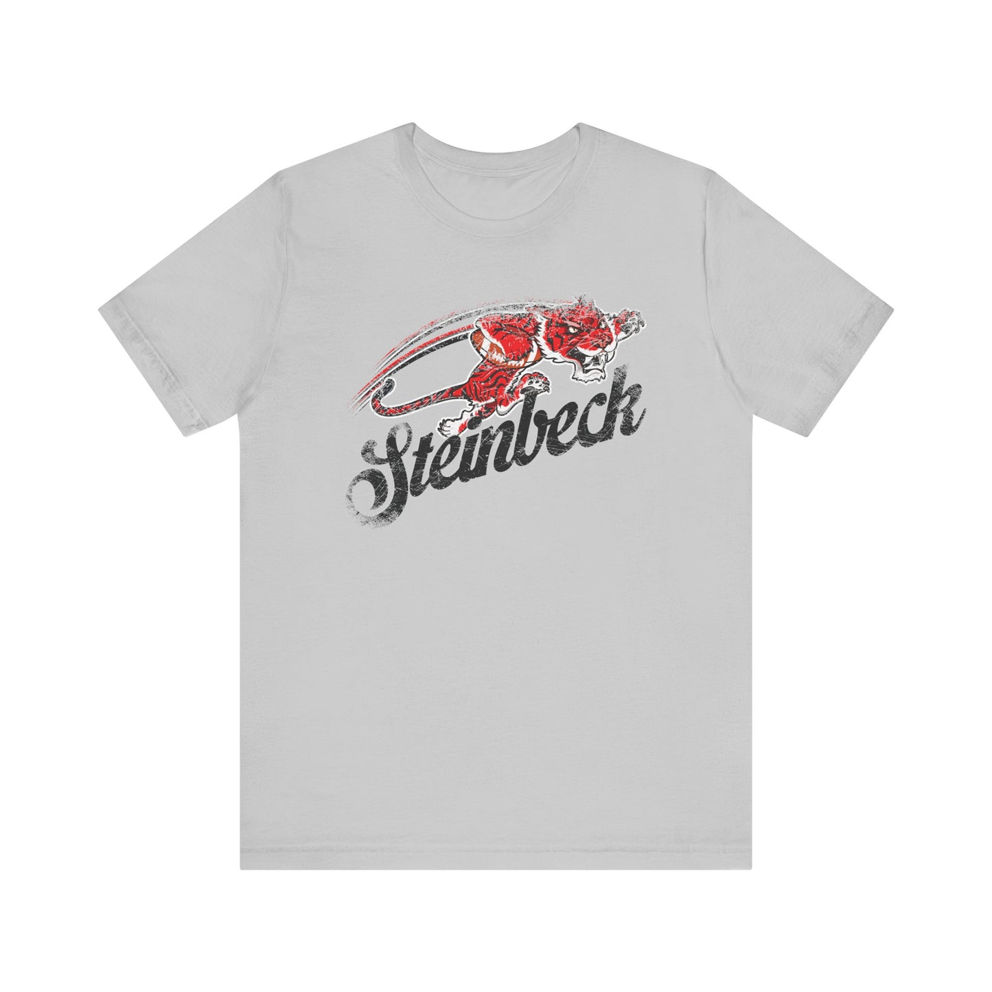 Red Steinbeck (an ode to my old pop warner team) - Unisex Jersey Short Sleeve Tee