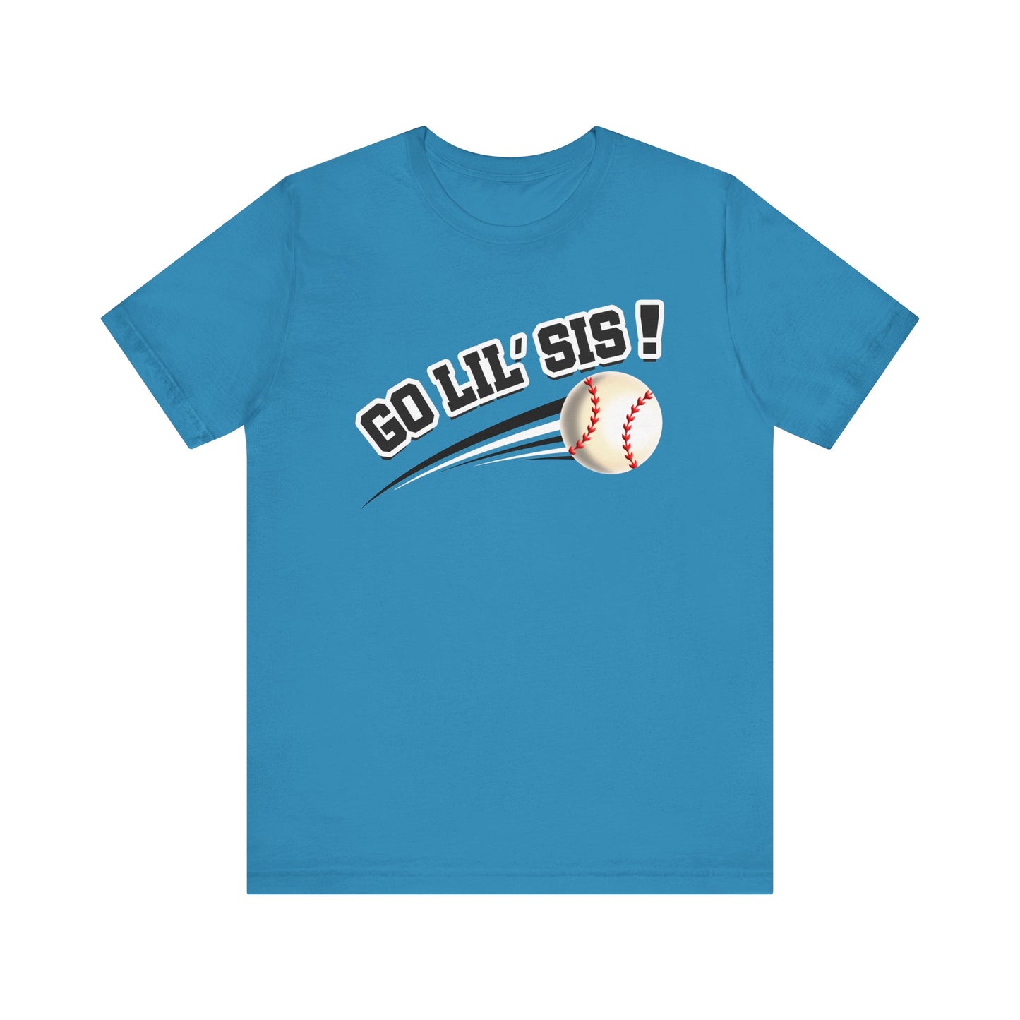 Go Lil' Sis! (Sibling Revelry Baseball) - Unisex Jersey Short Sleeve Tee