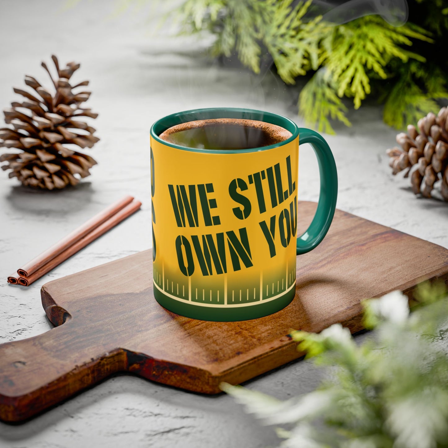 Chicago Sucks & We Still Own You - (for Green Bay fans) - Colorful Mugs, 11oz