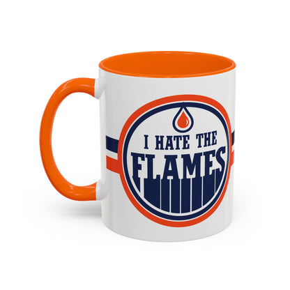 I Hate Flames (for Edmonton fans) - Accent Coffee Mug, 11oz