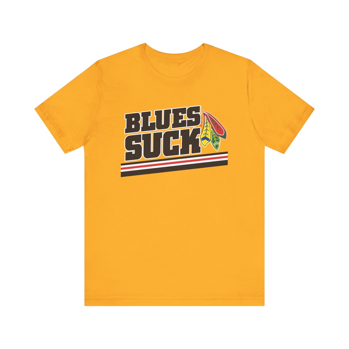 Blues Suck (for Chicago fans) - Unisex Jersey Short Sleeve Tee