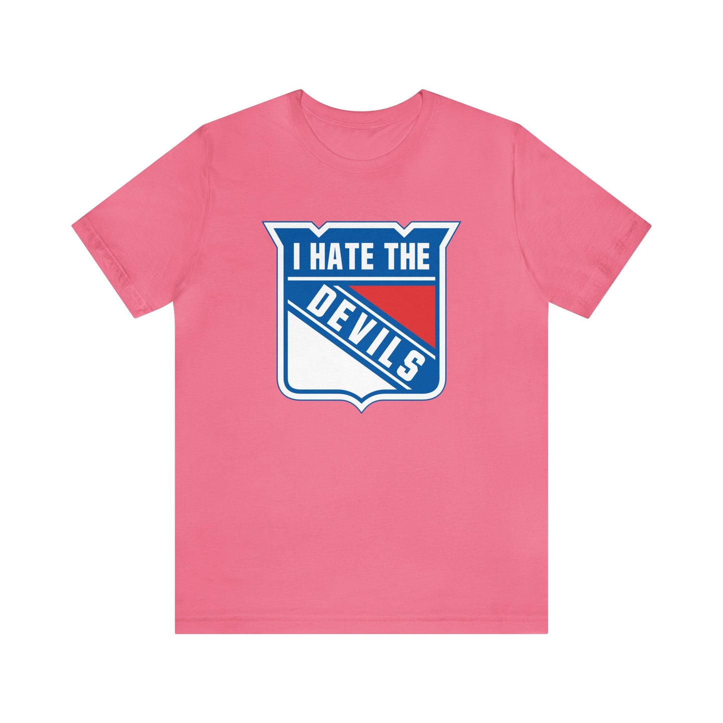 I Hate That Jersey Team (for Rangers fans) - Unisex Jersey Short Sleeve Tee