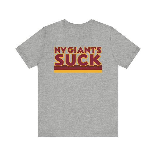 The New York Jieyents Suck! (for DC fans) - Unisex Jersey Short Sleeve Tee