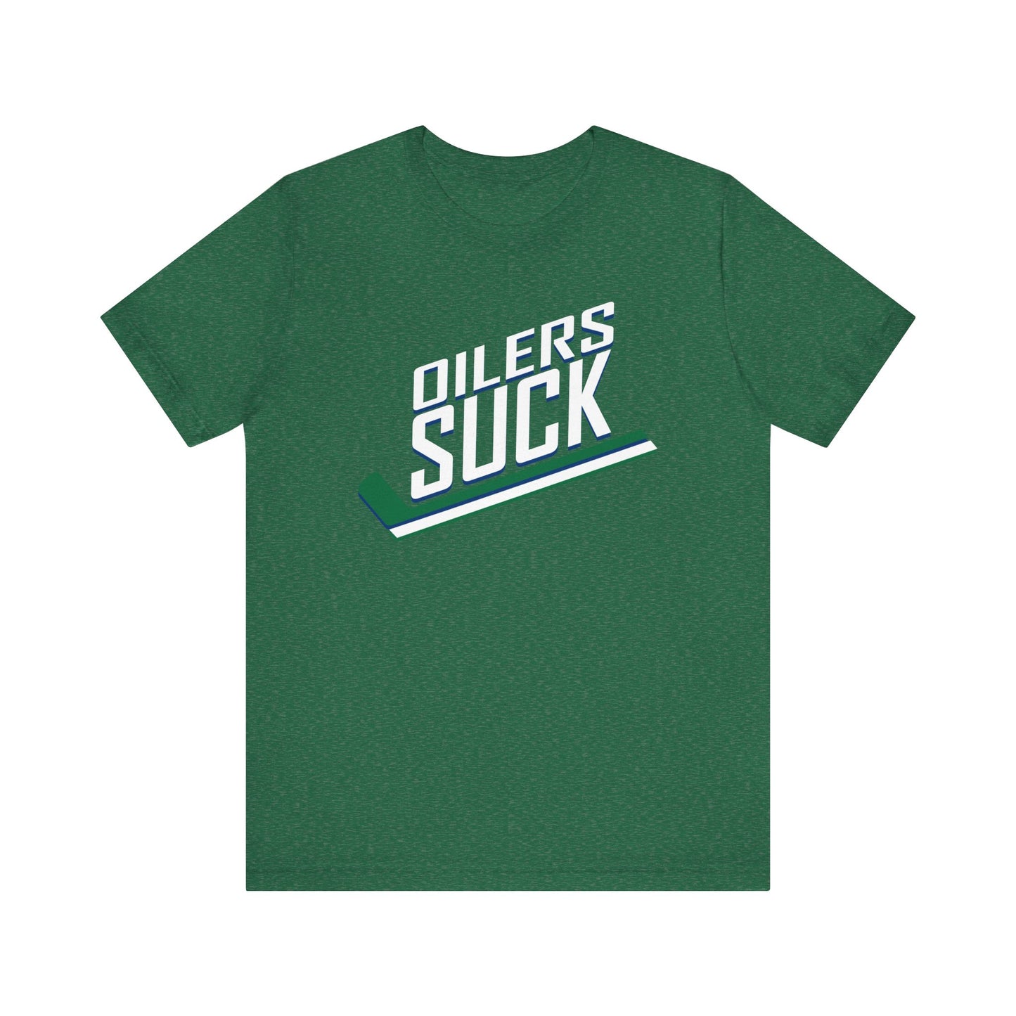 The Oilers Suck (for Vancouver Canucks fans) - Unisex Jersey Short Sleeve Tee