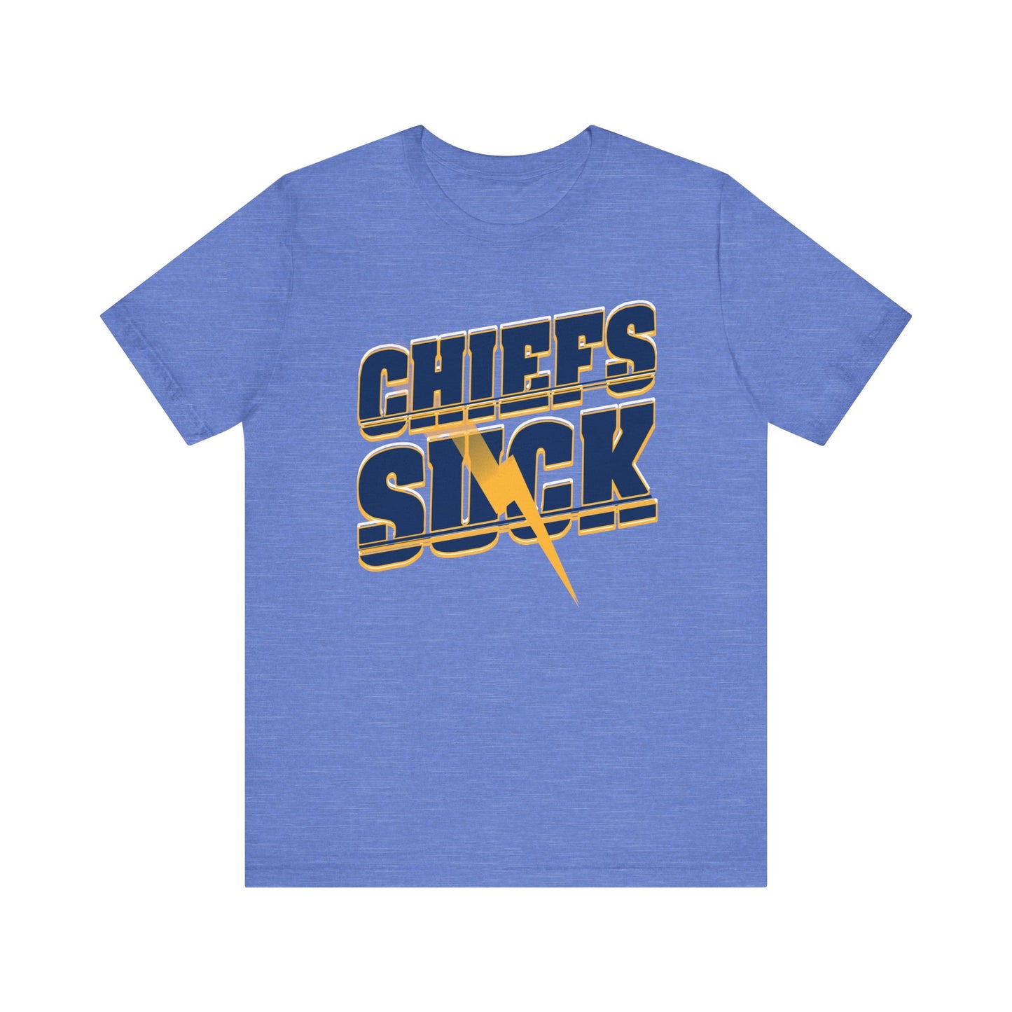 The Cheephs Suck! (for Chargers fans) - Unisex Jersey Short Sleeve Tee