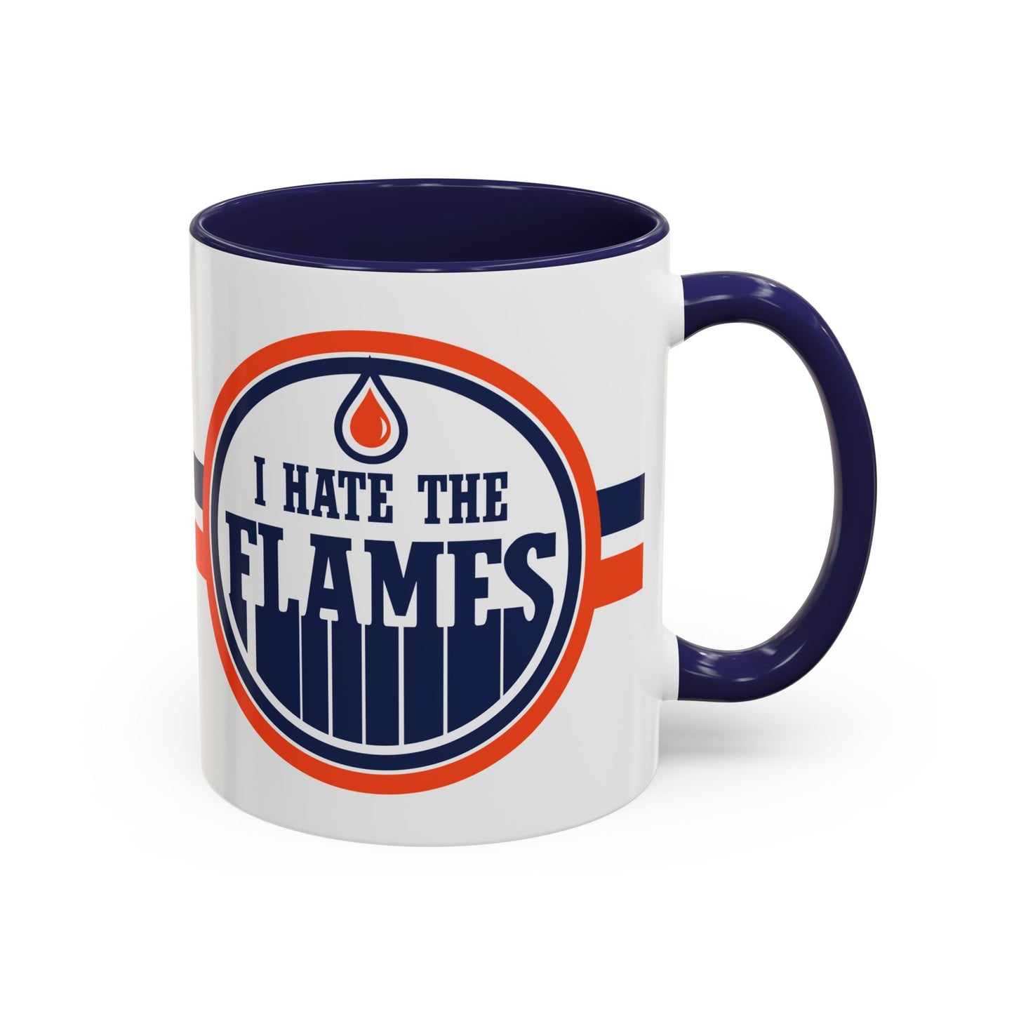 I Hate Flames (for Edmonton fans) - Accent Coffee Mug, 11oz