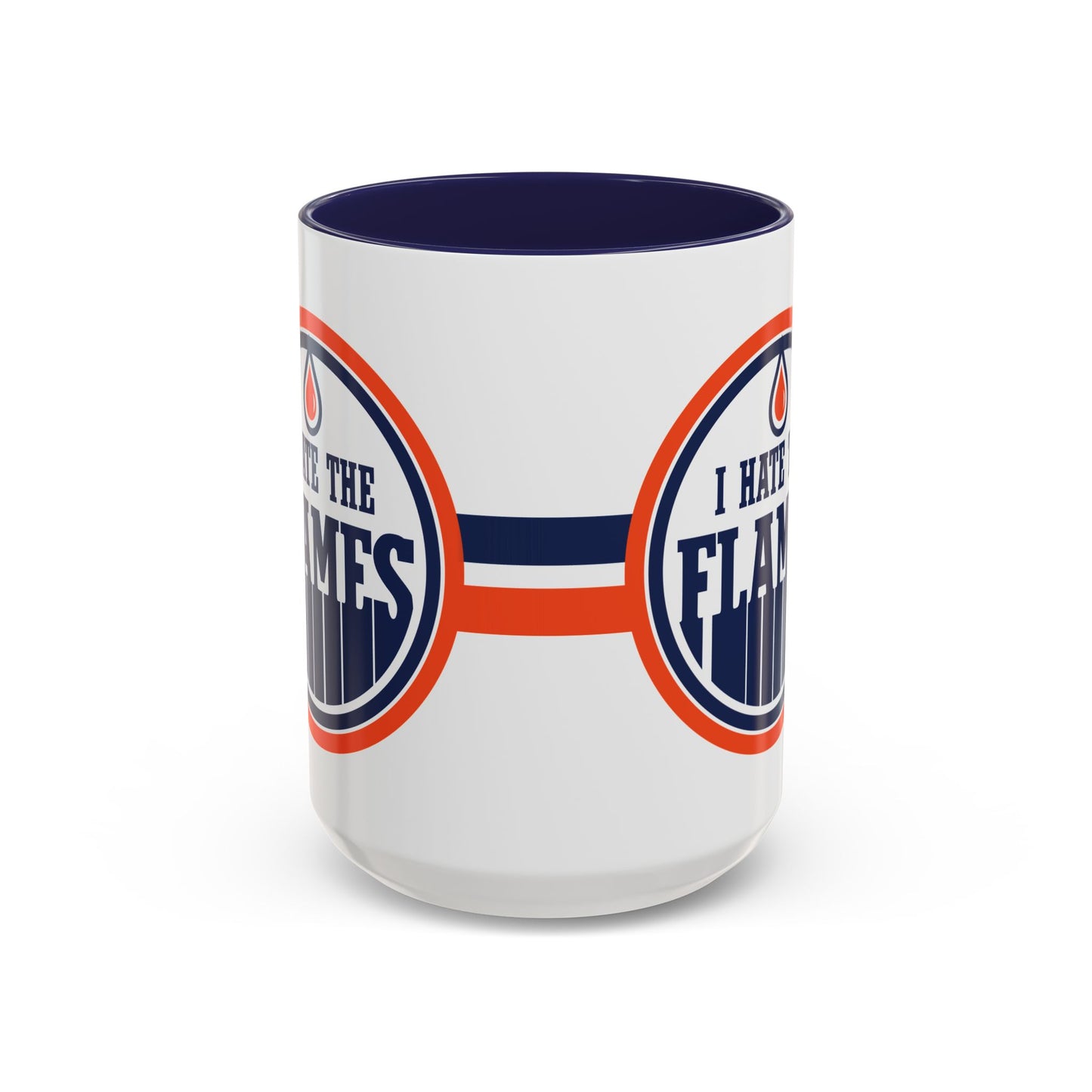 I Hate Flames (for Edmonton fans) - Accent Coffee Mug, 11oz