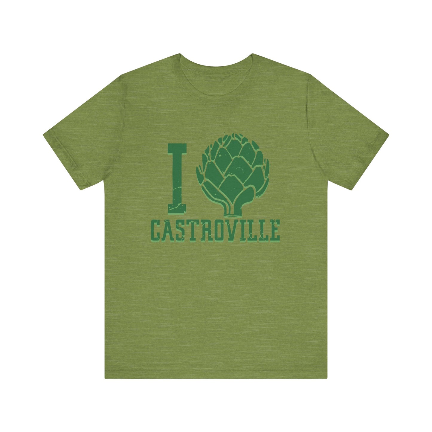 I Heartichoke Castroville (front only) - Unisex Jersey Short Sleeve Tee