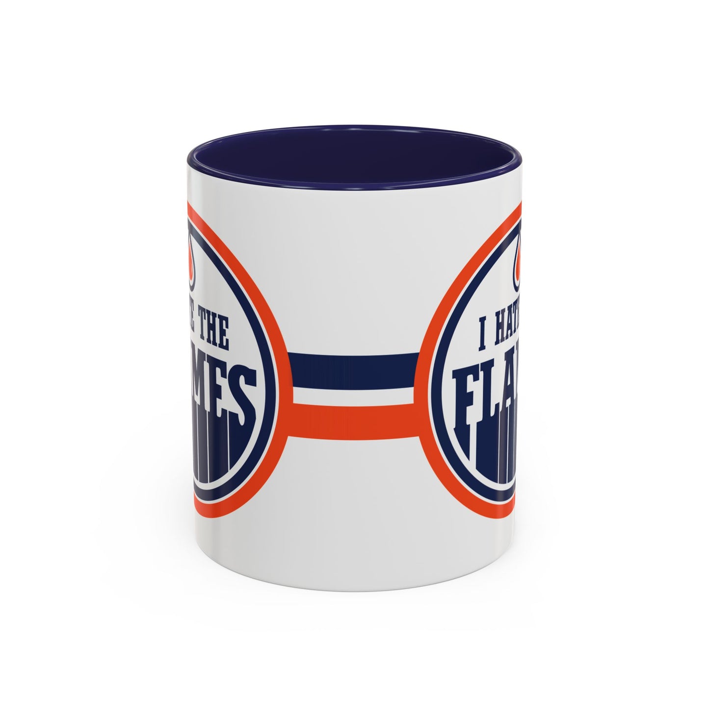 I Hate Flames (for Edmonton fans) - Accent Coffee Mug, 11oz