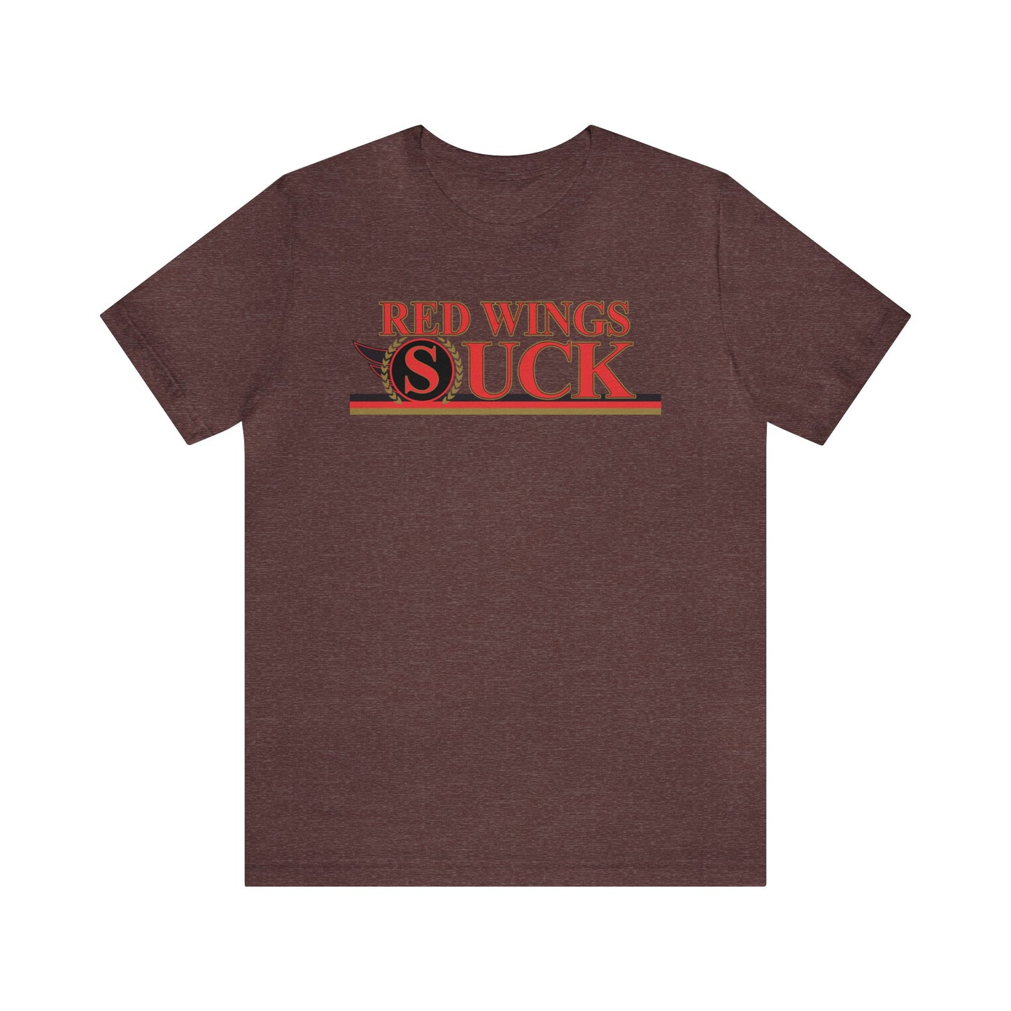 Rojo Wings Suck (for Ottawa fans) - Unisex Jersey Short Sleeve Tee