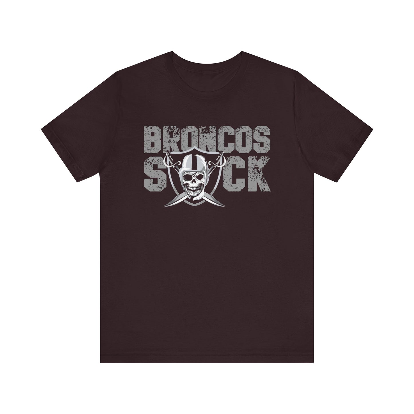 BroncO-s Suck (for Las Vegas fans) - Unisex Jersey Short Sleeve Tee