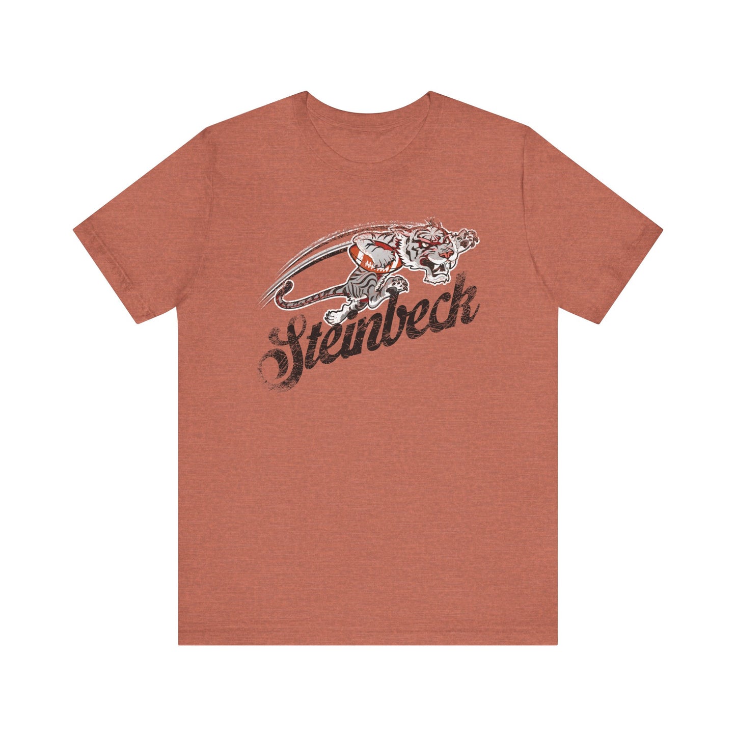 Red Steinbeck (an ode to my old pop warner team) - Unisex Jersey Short Sleeve Tee