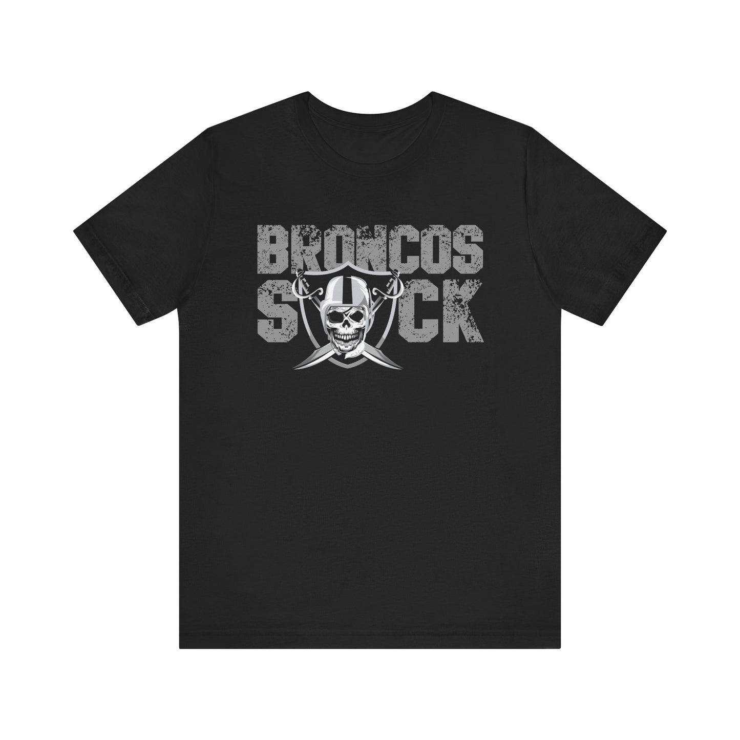 BroncO-s Suck (for Las Vegas fans) - Unisex Jersey Short Sleeve Tee