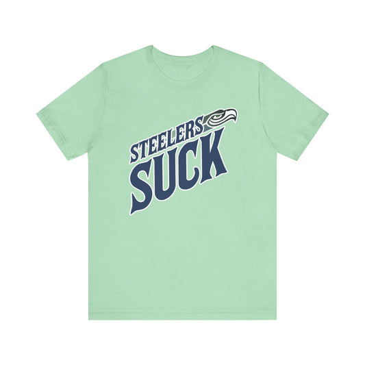 The Steelers Suck! (for Seahawks fans) - Unisex Jersey Short Sleeve Tee