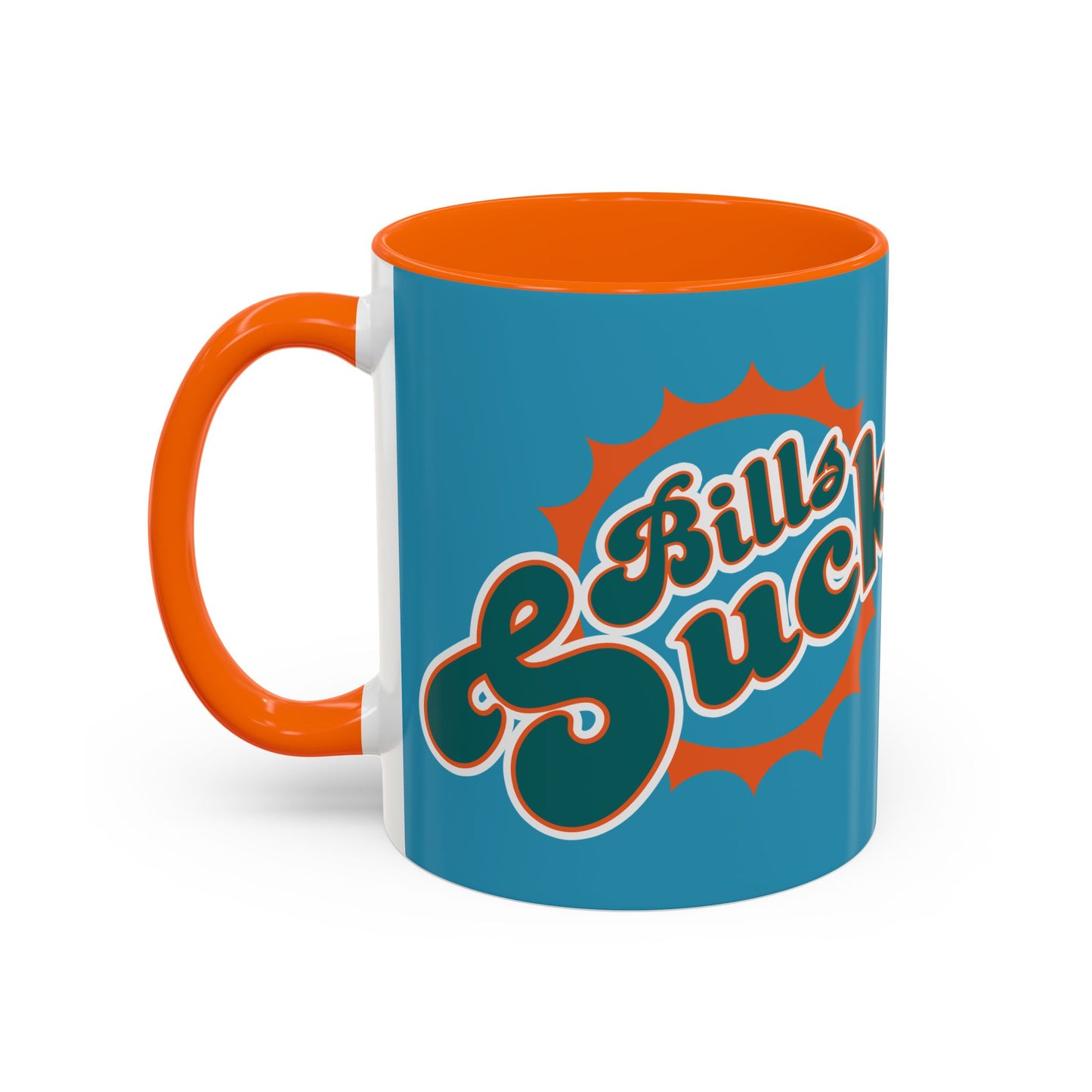 That Buffalo Bill Cody Team Sucks (for Miami fans) - Accent Coffee Mug, 11oz