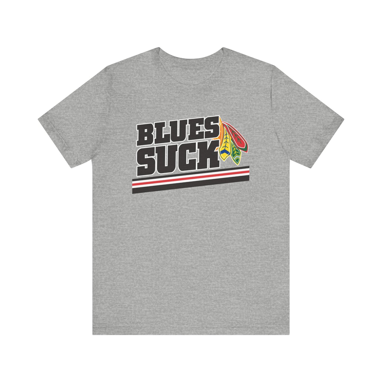 Blues Suck (for Chicago fans) - Unisex Jersey Short Sleeve Tee