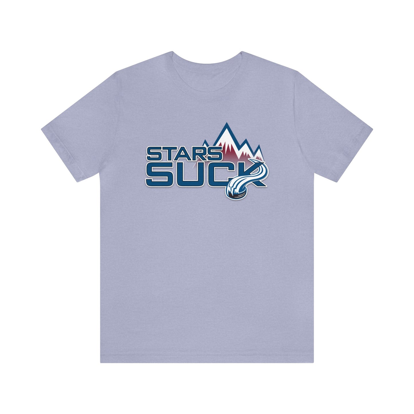 Stars Totally Suck (for Colorado fans) - Unisex Jersey Short Sleeve Tee