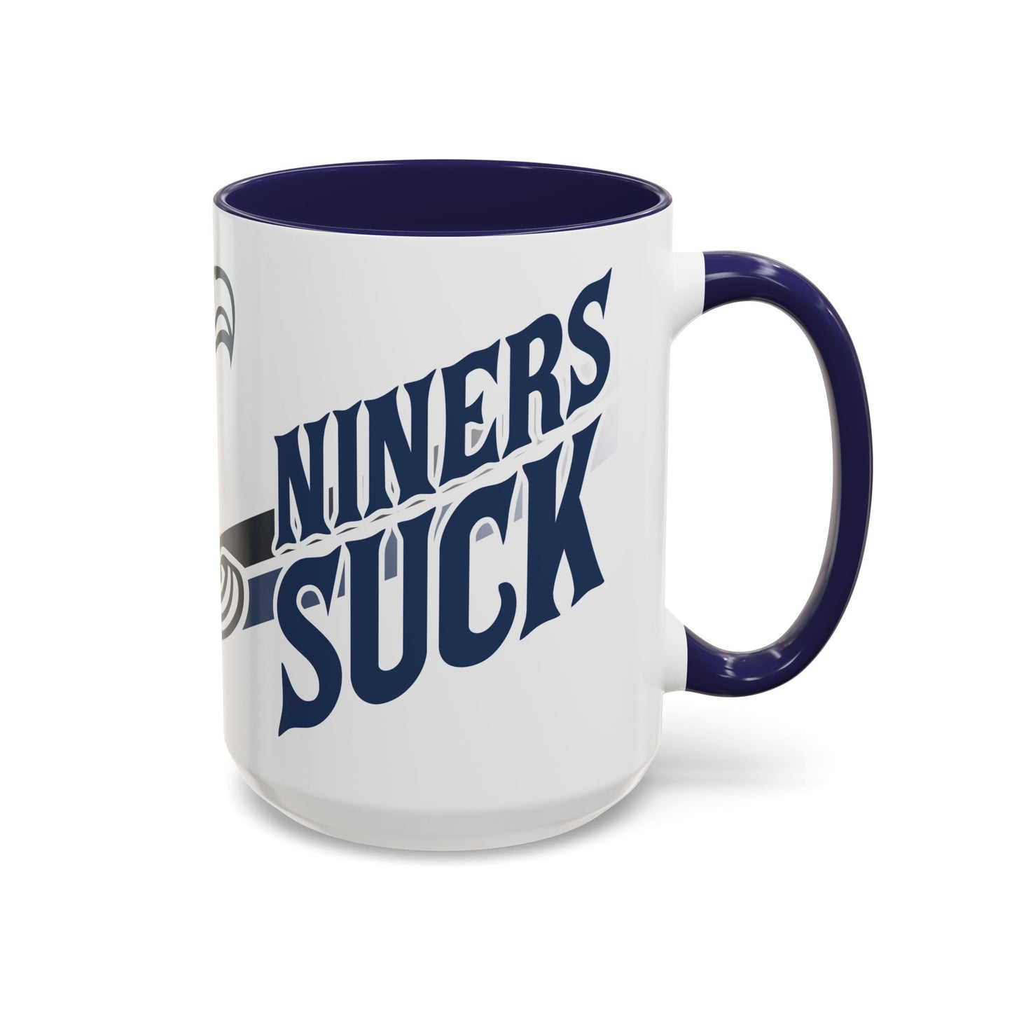 Niners Suck (for Seattle fans) - Accent Coffee Mug, 11oz