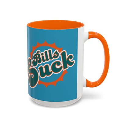 That Buffalo Bill Cody Team Sucks (for Miami fans) - Accent Coffee Mug, 11oz