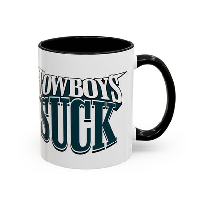 Cowboys Sucks (for Philly fans) - Accent Coffee Mug (11, 15oz)