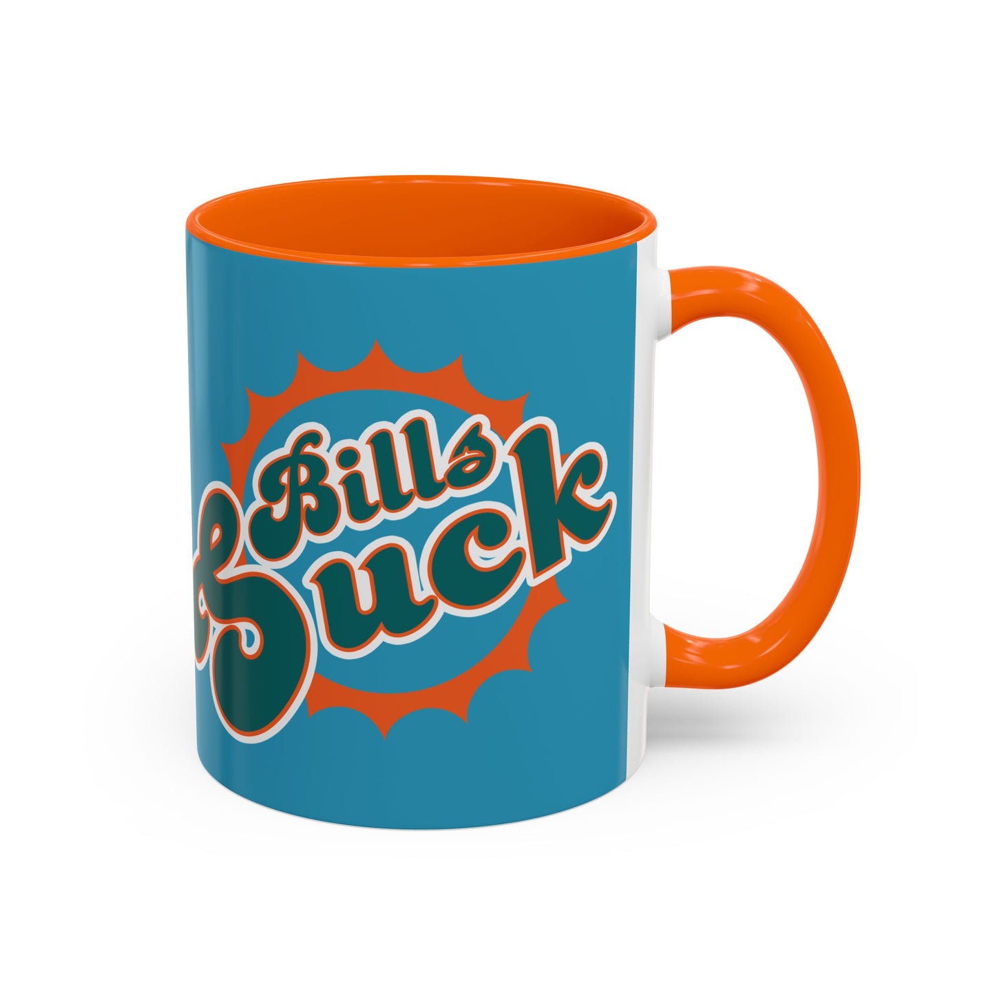 That Buffalo Bill Cody Team Sucks (for Miami fans) - Accent Coffee Mug, 11oz