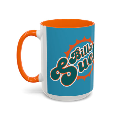 That Buffalo Bill Cody Team Sucks (for Miami fans) - Accent Coffee Mug, 11oz