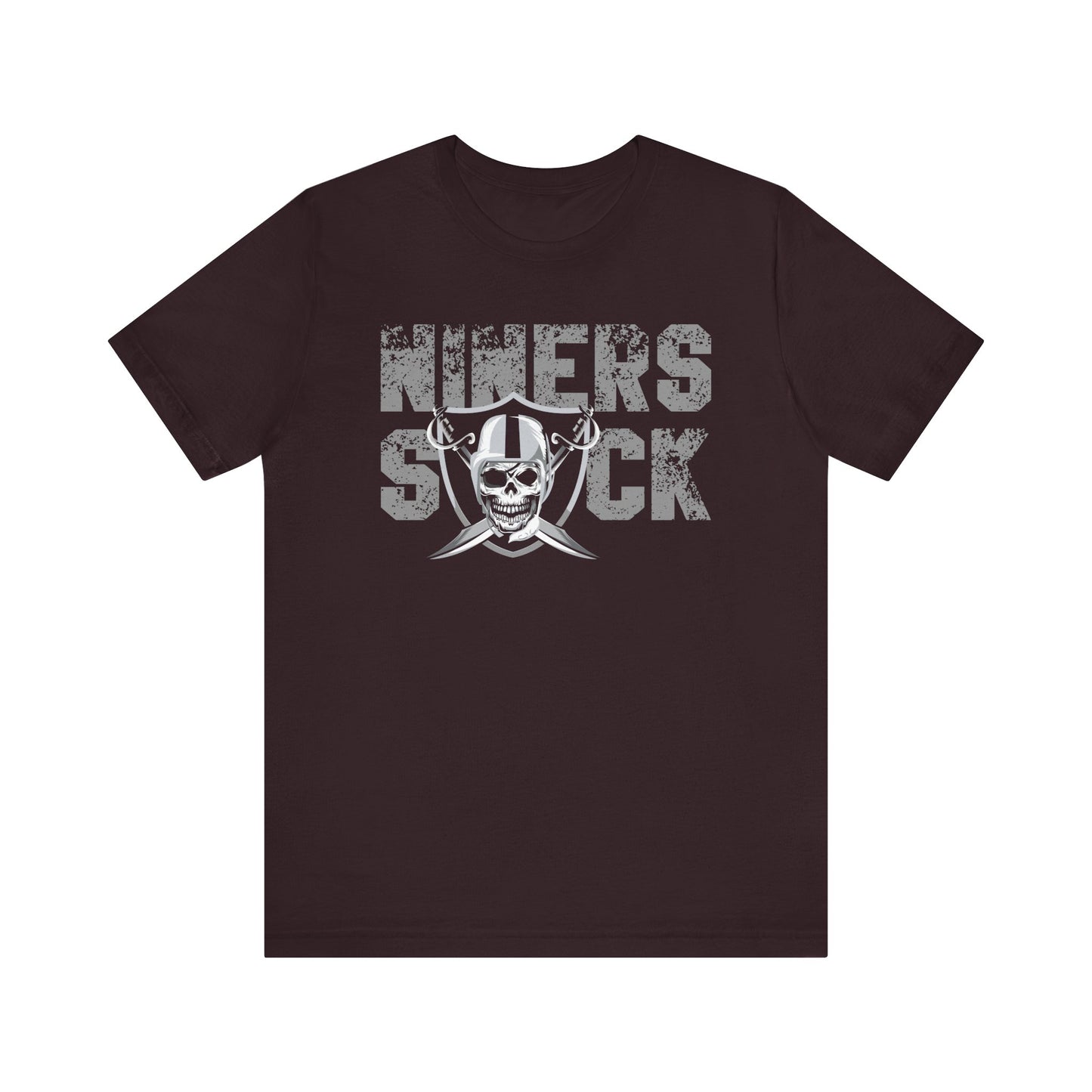 Niners Suck (for Las Vegas fans) - Unisex Jersey Short Sleeve Tee