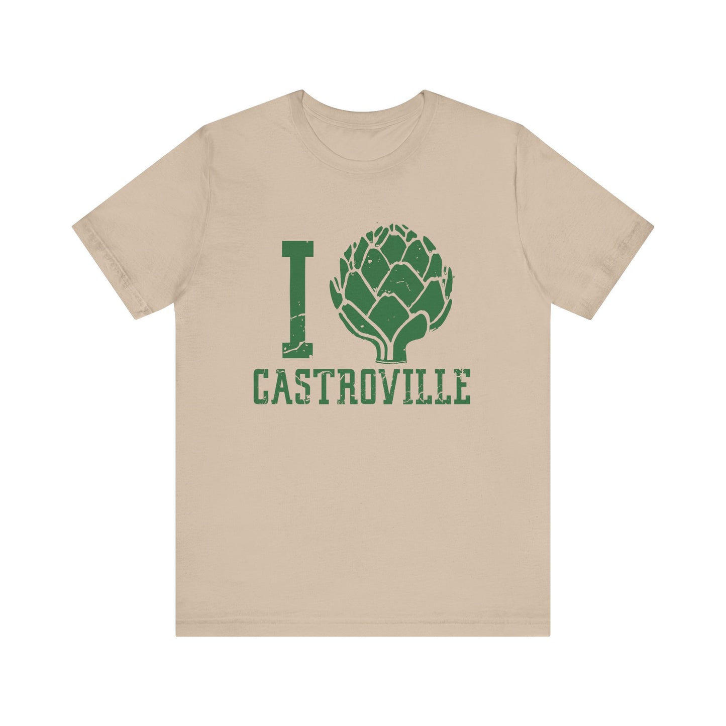 I Heartichoke Castroville (front only) - Unisex Jersey Short Sleeve Tee