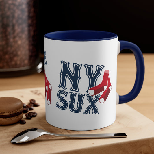 I Hate The Yankees (Boston Fan) - Accent Coffee Mug, 11oz