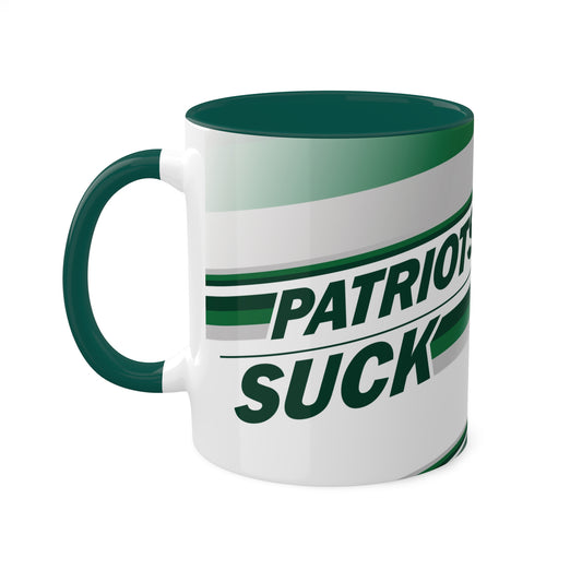 Patriots Suck (for Jets fans) - Colorful Mugs, 11oz